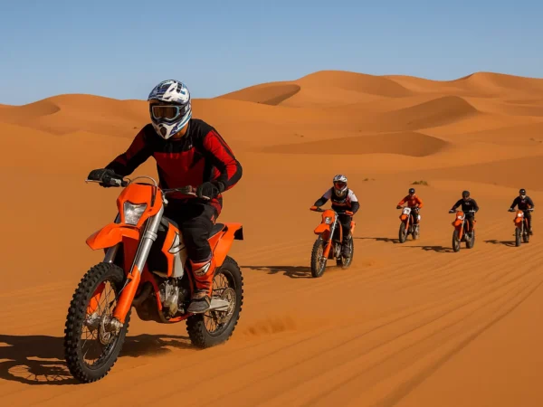 KTM Desert Bike Adventure Across Erg Chebbi Dunes