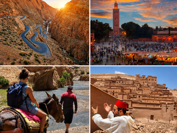 From Marrakech : 2-Day Roses Valley, Ait Benhaddou & Atlas Mountains Adventure