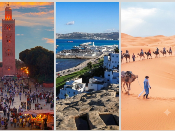 From Marrakech: 3-Day Desert to Sea Tour to Tangier via Merzouga & Fes with Lunch